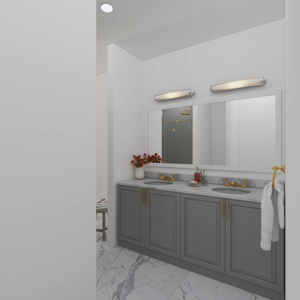 Furnished interior in a model home at High Park Lebanon in Lebanon (Image 5).