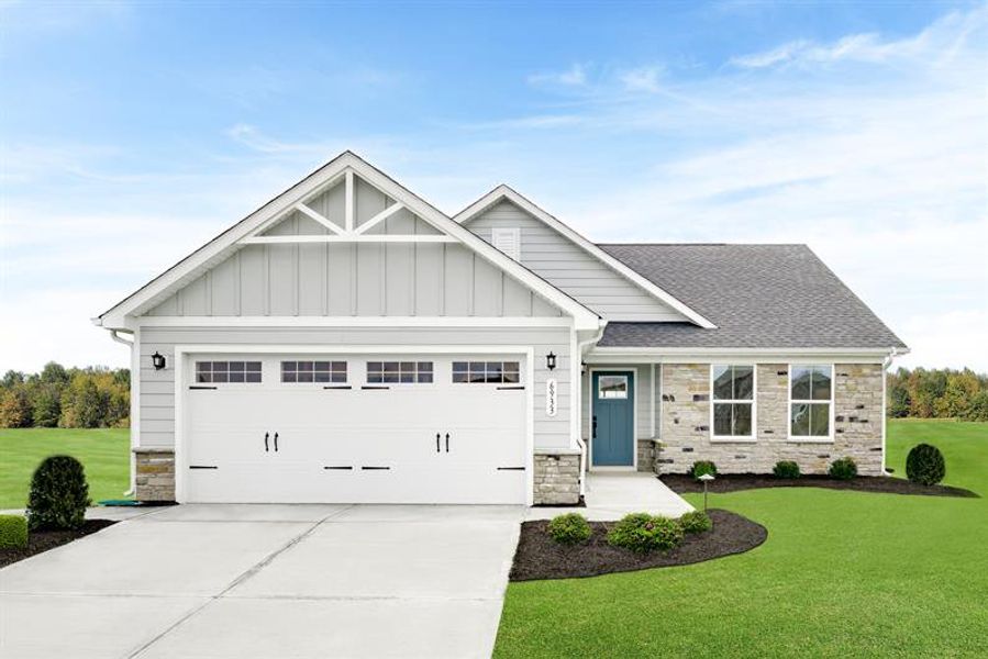 Not sure a two‑story is the right fit? Our easy‑living ranch homes offer a great alternative.