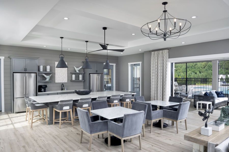 Furnished interior in a model home at Sonata at Mint Hill in Mint Hill (Image 8).