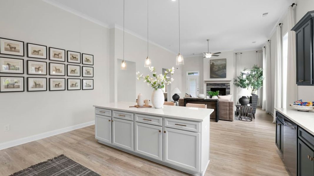 Furnished interior in a model home at Arrowood Acres in Enoree (Image 18).