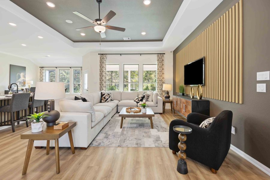 Deer Pines Model - Family Room