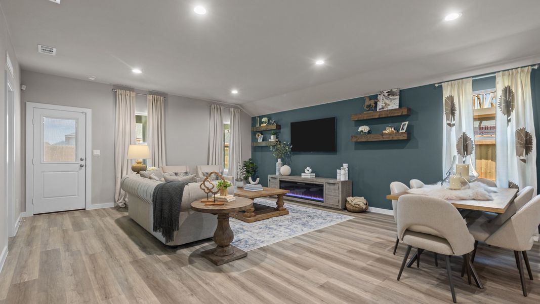 Furnished interior in a model home at Homestead at Parks Bell Ranch in Odessa (Image 27).