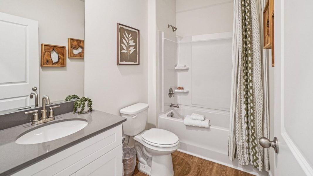 Furnished interior in a model home at Yorkshire in Johnson City (Image 13).