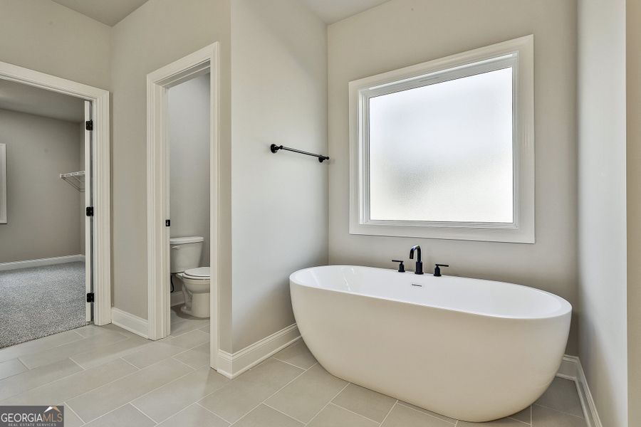 Furnished interior in a model home at Wild Fern Reserve in Newnan (Image 5).