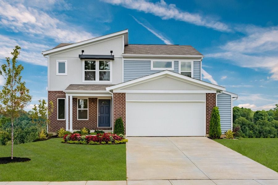 Front exterior of a home in the Sage Woods community, located in Dallas, GA (Image 4).