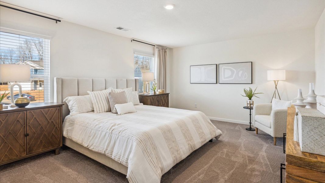 Furnished interior in a model home at Price's Point in Knoxville (Image 5).