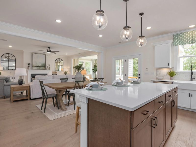 Furnished interior in a model home at Ashland in New Hill (Image 19). Furnished interior in a model home at Ashland in New Hill (Image 19).