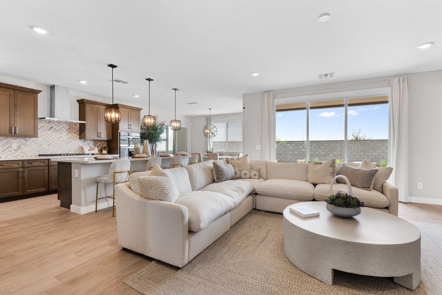 Furnished interior in a model home at Legacy Place in Glendale (Image 18).