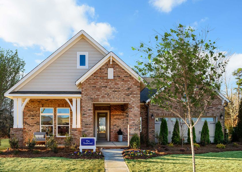 Front exterior of a home in the Whitley Preserve – Enclave Collection community, located in Mint Hill, NC (Image 1).