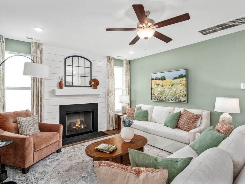 Furnished interior in a model home at Benders Cove in Mount Juliet (Image 31).