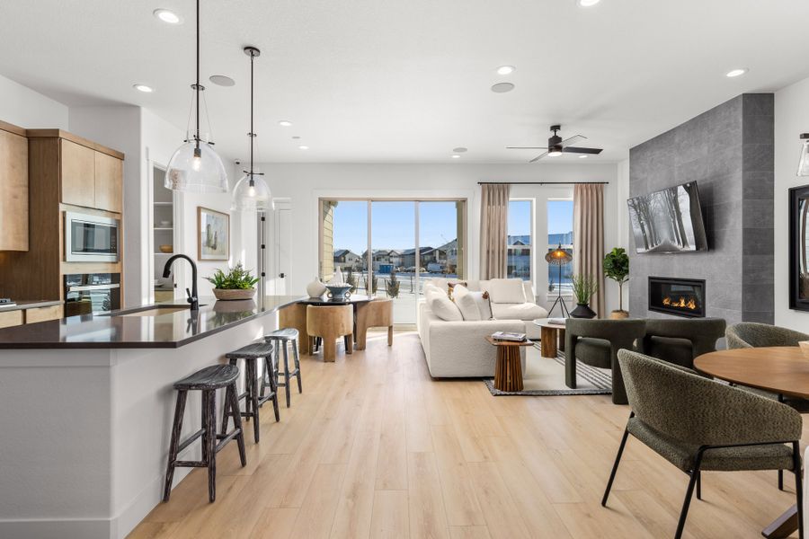 RainDance 60s Plan C417 Kitchen by American Legend Homes