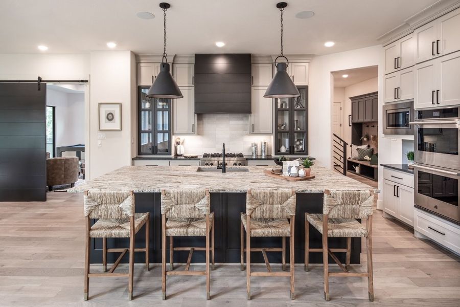 Furnished interior in a model home at Dean Farms in Lucas (Image 16).