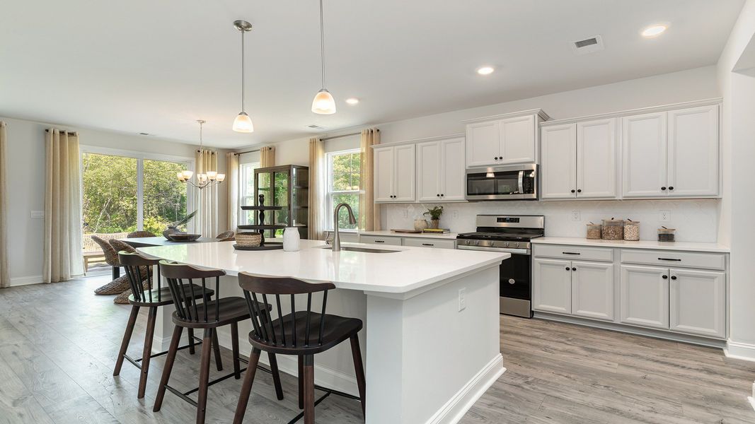 Furnished interior in a model home at Livingston Woods in Irmo (Image 3).