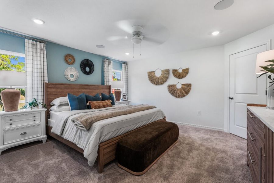 Furnished interior in a model home at LaBelle in Labelle (Image 9).