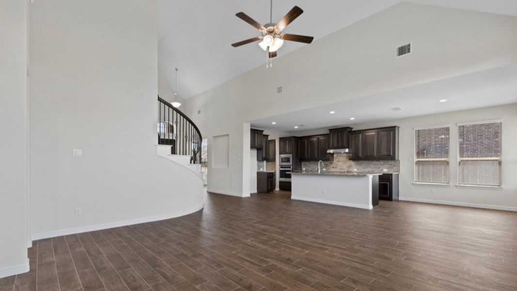 Furnished interior in a model home at Eden Ranch in Arlington (Image 16).