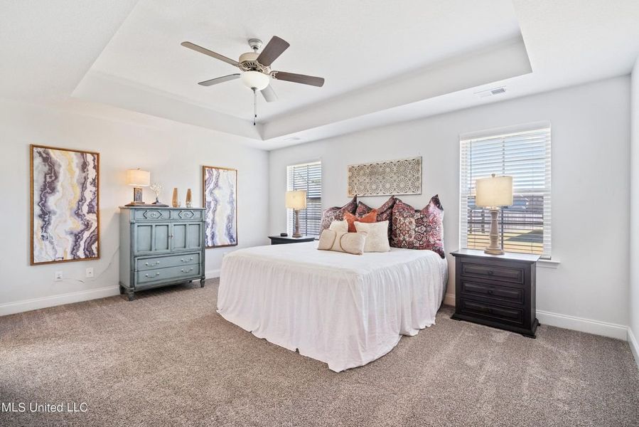 Furnished interior in a model home at Emerald Heights in Pensacola (Image 7).