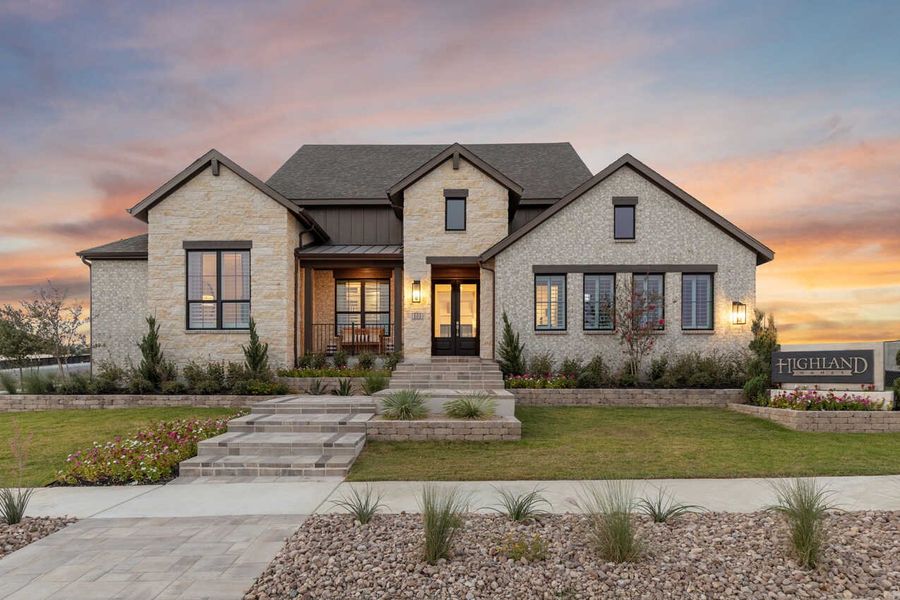 Front exterior of a home in the Esperanza community, located in Boerne, TX (Image 3).