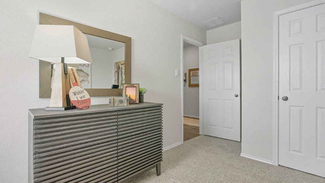 Furnished interior in a model home at Mesa Ridge in Temple (Image 33).