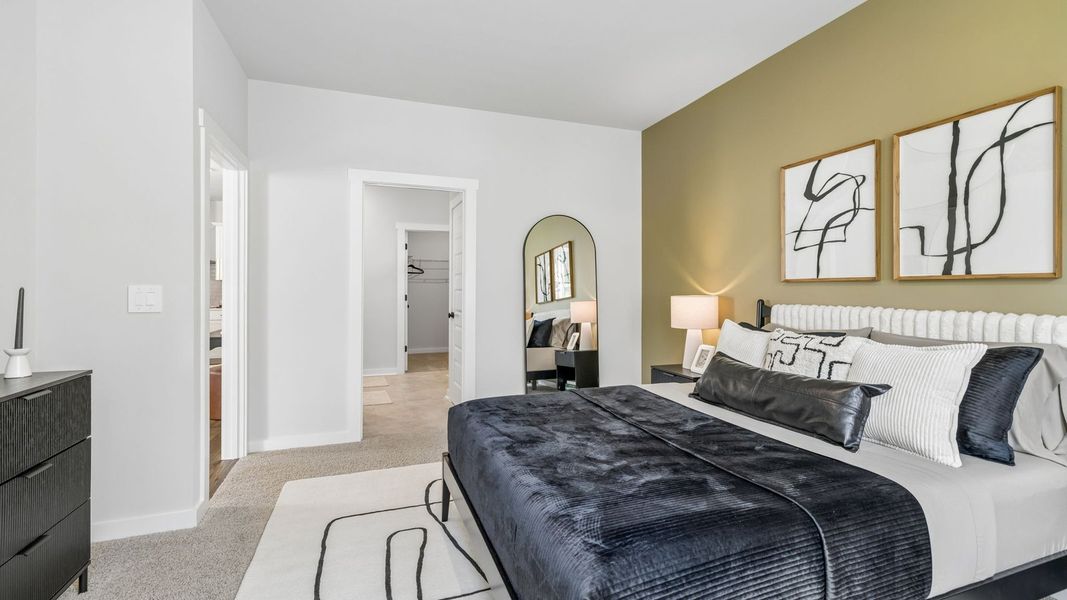 Furnished interior in a model home at Reserve at Hickory Ridge in Columbia (Image 94).