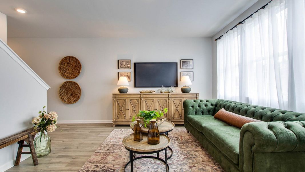 Furnished interior in a model home at River Landing in Murfreesboro (Image 18).