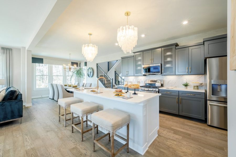 Furnished interior in a model home at The Reserve At Liberty Park in Hoschton (Image 26). Furnished interior in a model home at The Reserve At Liberty Park in Hoschton (Image 26).