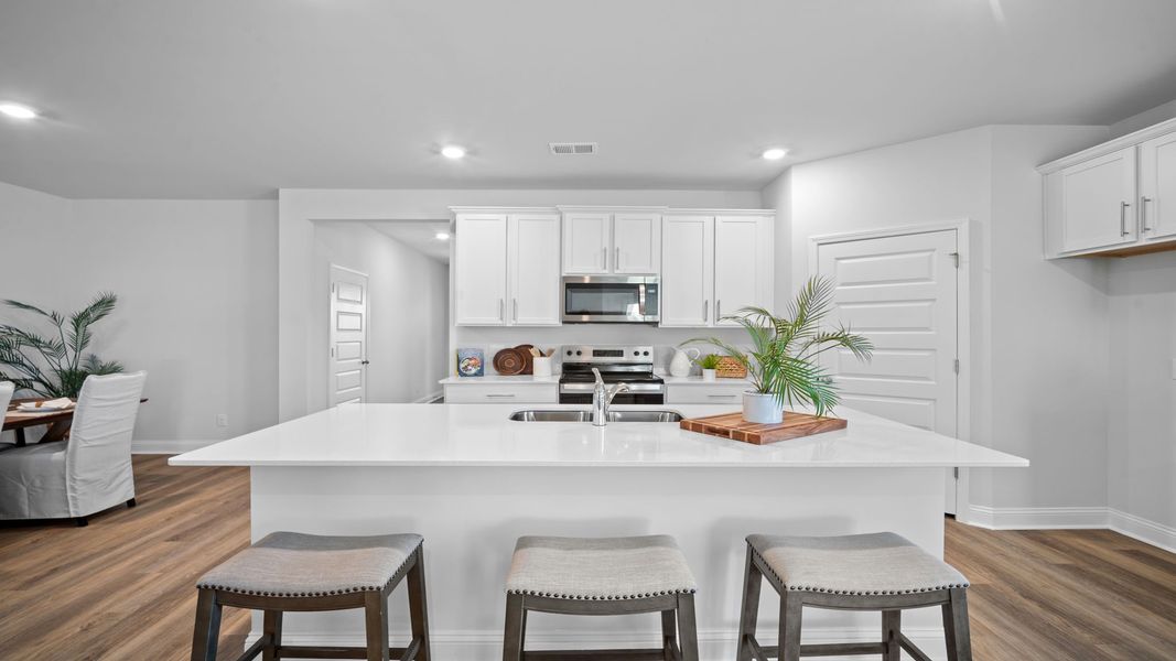 Furnished interior in a model home at Laurel Grove in Guyton (Image 29).