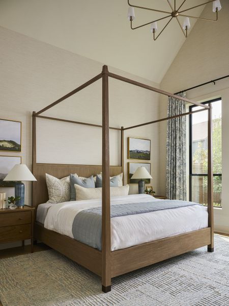 Furnished interior in a model home at Furst Ranch in Argyle (Image 36).