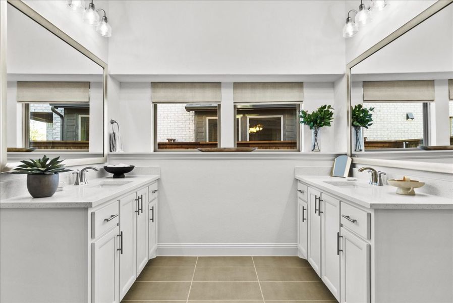 Furnished interior in a model home at Creekview Meadows in Pilot Point (Image 20).
