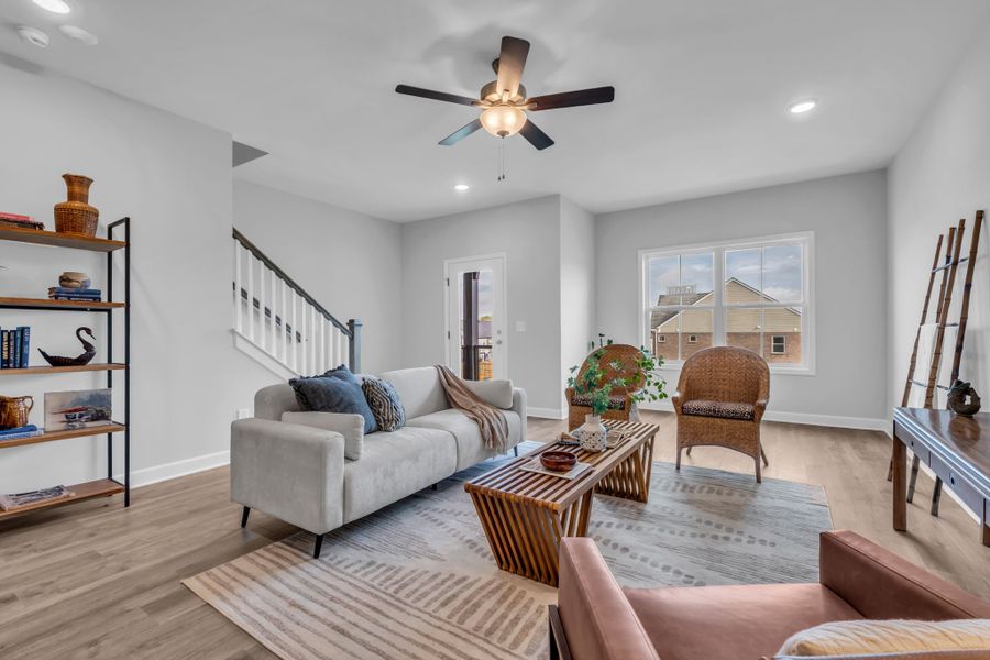Furnished interior in a model home at Anderson Park in Hendersonville (Image 69).