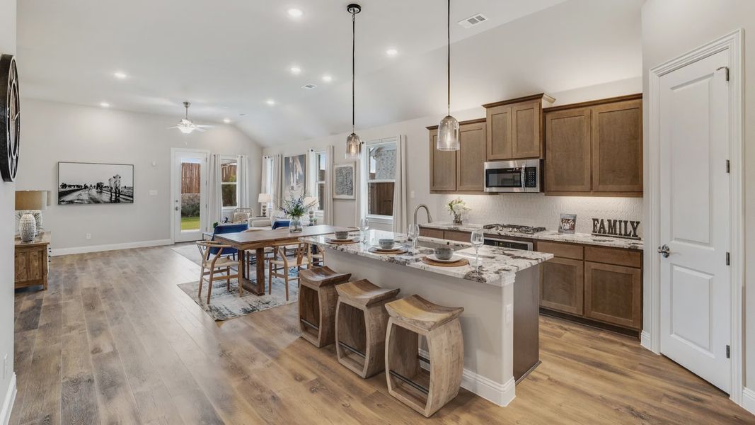 Furnished interior in a model home at Anna Ranch in Anna (Image 34). Furnished interior in a model home at Anna Ranch in Anna (Image 34).