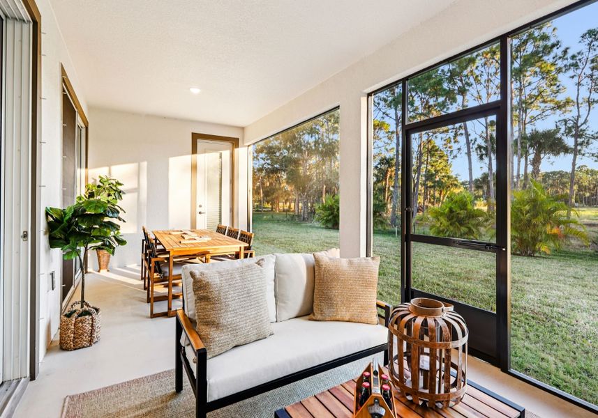 Furnished interior in a model home at Highland Park in Newberry (Image 7).