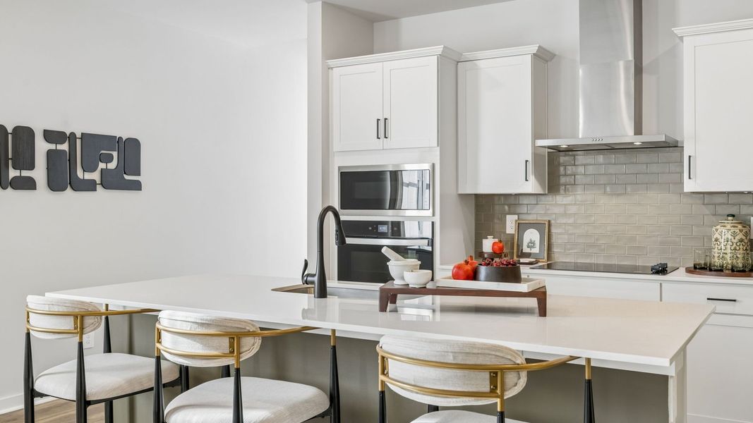 Furnished interior in a model home at Reserve at Hickory Ridge in Columbia (Image 87).