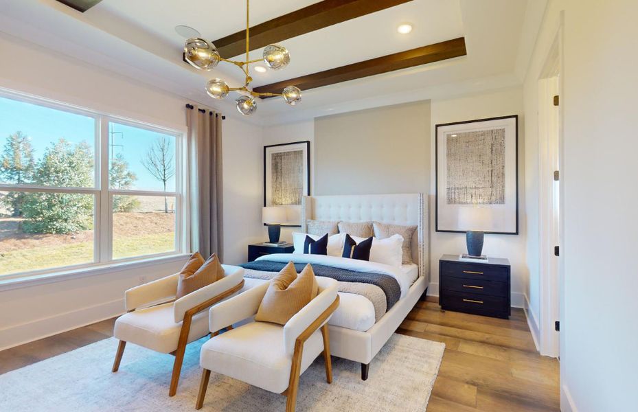 Vanderbilt Owner's Suite in new home by John Wieland Home Builders Nashville