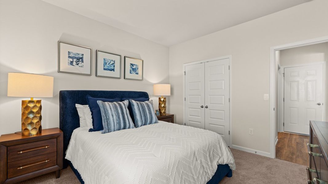 Furnished interior in a model home at Brooks Station in Dacula (Image 29). Furnished interior in a model home at Brooks Station in Dacula (Image 29).
