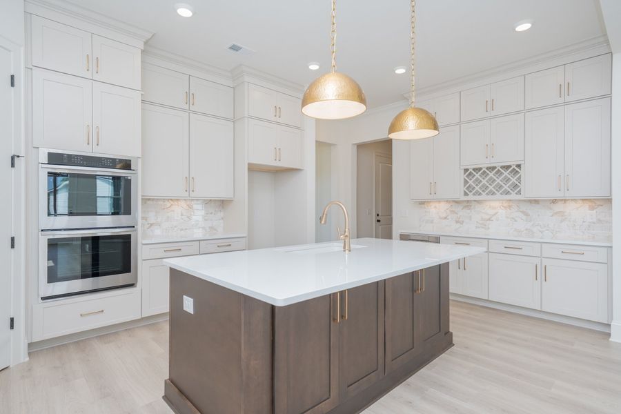 Furnished interior in a model home at Station Hill in Franklin (Image 5).