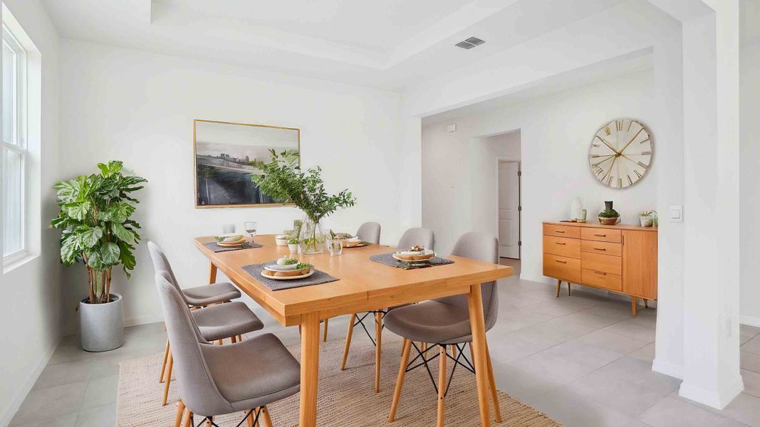 Furnished interior in a model home at Waterford in Brooksville (Image 6).