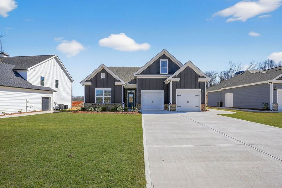 Front exterior of a home in the Chimney Oaks Overlook community, located in Homer, GA (Image 2).