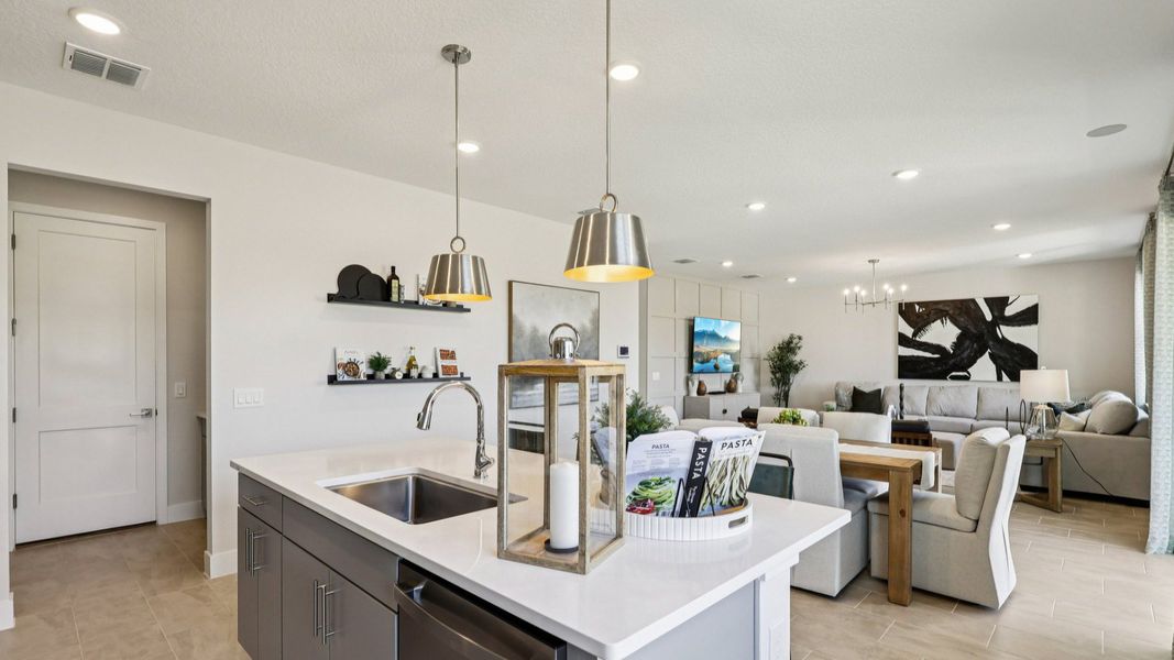 Furnished interior in a model home at Lakeside at Satilla in St. Cloud (Image 19).