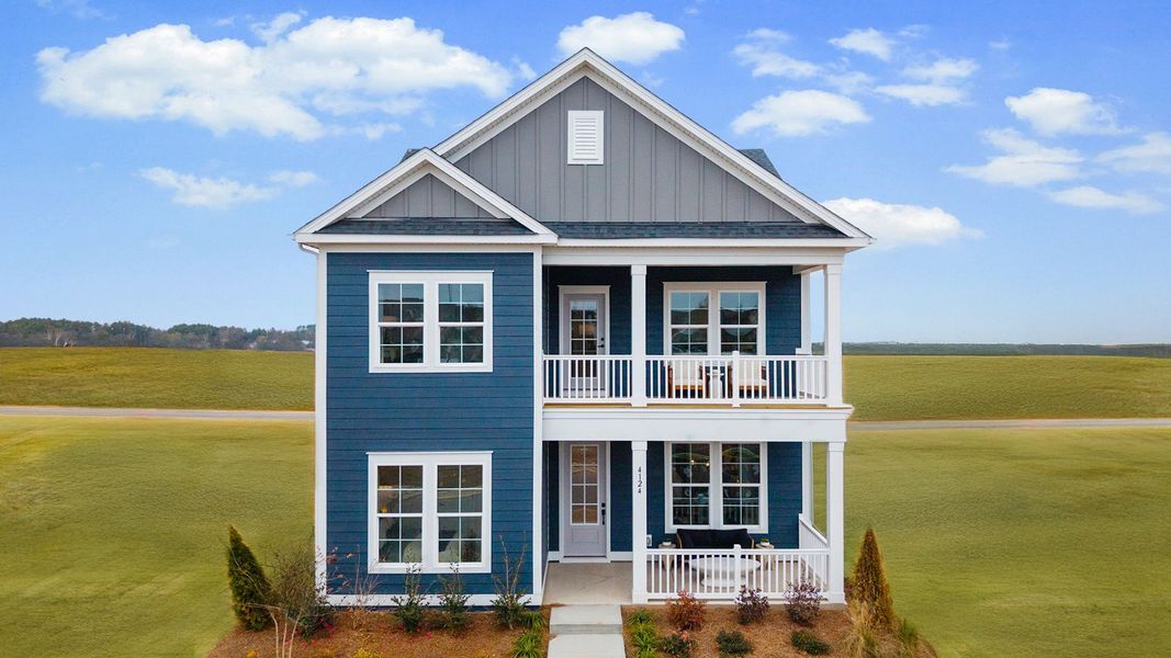 Front exterior of a home in the Miller Farm Single Family Homes community, located in Pineville, NC (Image 10). Front exterior of a home in the Miller Farm Single Family Homes community, located in Pineville, NC (Image 10).