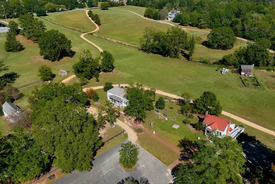 SC Camden Aerial Historic Kershaw Cornwallis House 2of3 SC Camden Aerial Historic Kershaw Cornwallis House 2of3