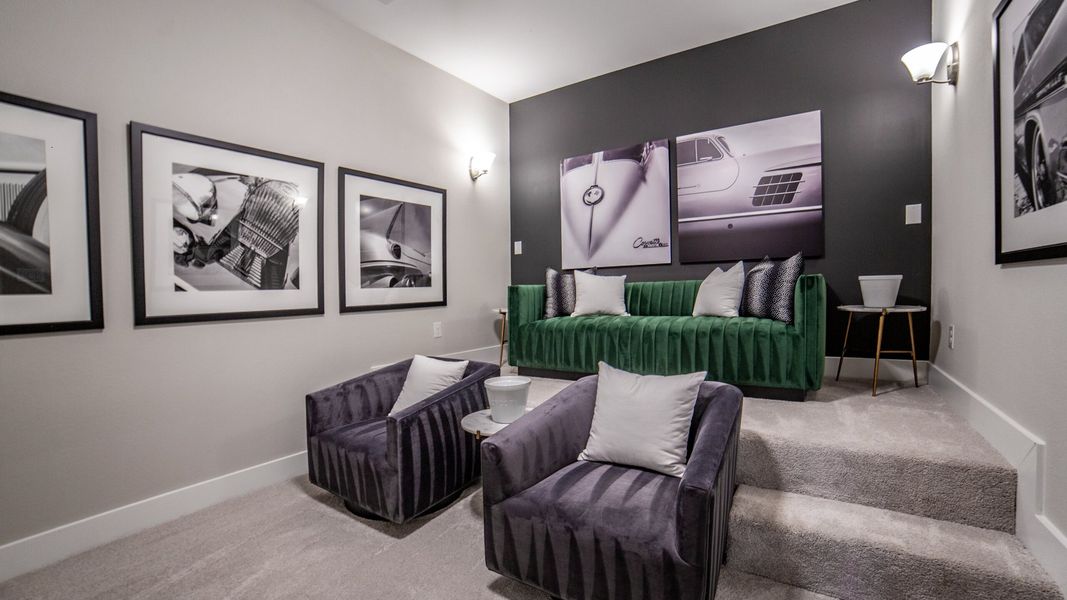 Furnished interior in a model home at Ladera at the Reserve at Mansfield in Mansfield (Image 9).