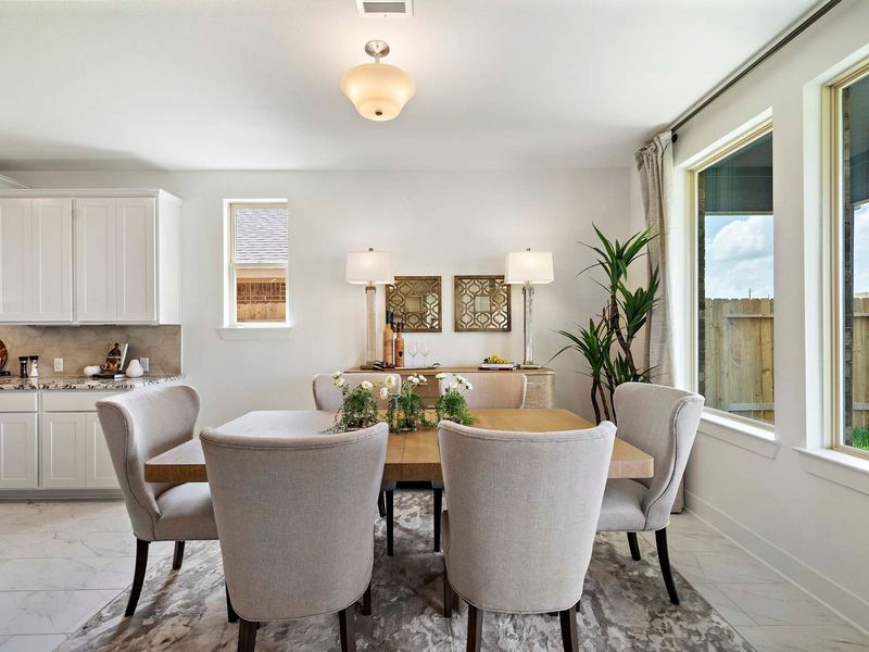 Furnished interior in a model home at Sierra Vista in Rosharon (Image 27). Furnished interior in a model home at Sierra Vista in Rosharon (Image 27).