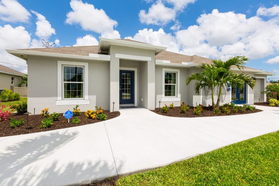 Front exterior of a home in the Cape Coral community, located in Cape Coral, FL (Image 8).