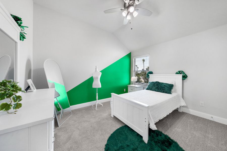 Furnished interior in a model home at Fox Landing in Caddo Mills (Image 28).