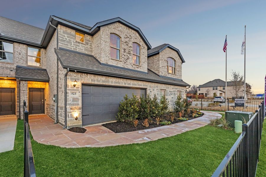 Front exterior of a home in the Main Street Village community, located in Mansfield, TX (Image 28). Front exterior of a home in the Main Street Village community, located in Mansfield, TX (Image 28).