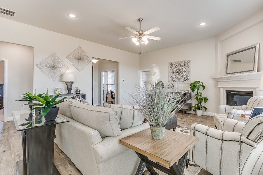 Furnished interior in a model home at Berkshire Estates in Mesquite (Image 9). Furnished interior in a model home at Berkshire Estates in Mesquite (Image 9).