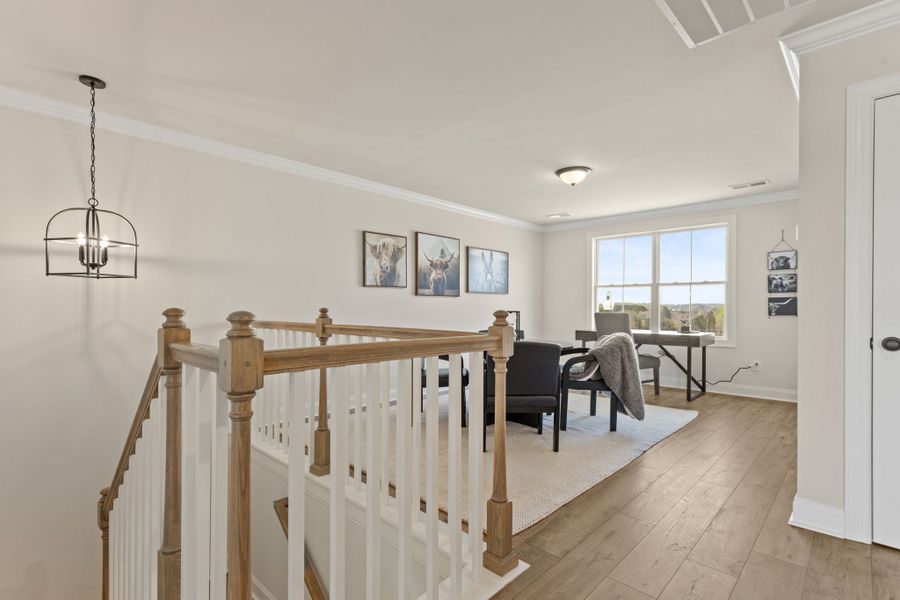Furnished interior in a model home at Cherokee Knoll in Williamston (Image 14).