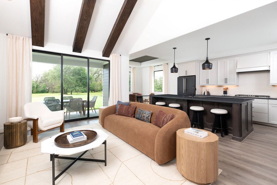 Furnished interior in a model home at Austin Point in Richmond (Image 5). Furnished interior in a model home at Austin Point in Richmond (Image 5).