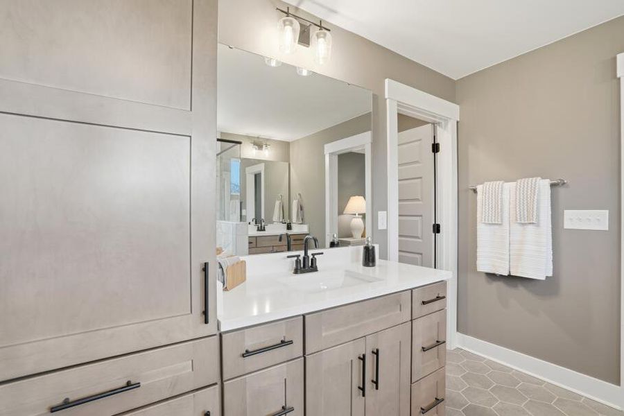 Furnished interior in a model home at Waterford Commons in Rock Hill (Image 56).