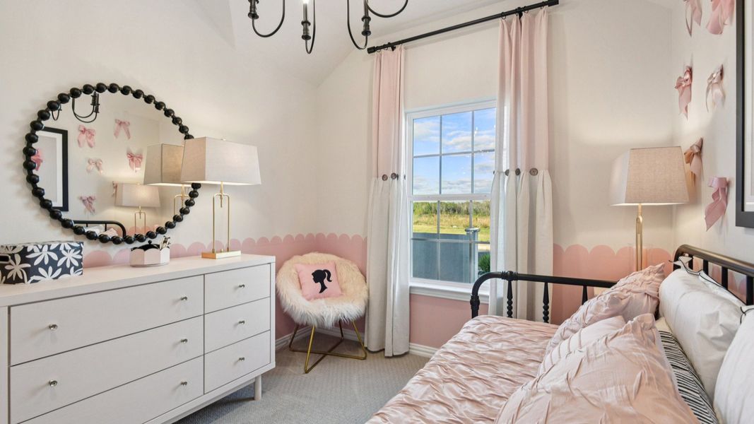 Furnished interior in a model home at Sunflower Ridge in New Braunfels (Image 24).